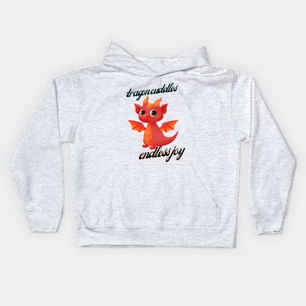 2024 LUNAR NEW YEAR CUTE DRAGON Kids Hoodie by KhmeRootz